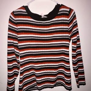 STRIPED SWEATER, fall vibes, size XL